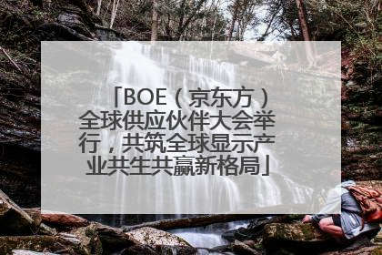 BOE（京东方）全球供应伙伴大会举行，共筑全球显示产业共生共赢新格局