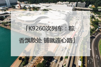 K9260次列车：粽香飘散处 铺就连心路