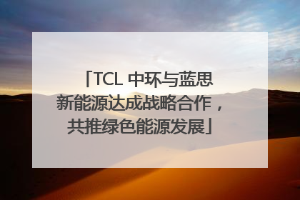 TCL 中环与蓝思新能源达成战略合作，共推绿色能源发展